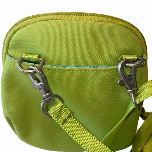 Haiku Green Mini Convertible Crossbody Shoulder Bag Purse Embroidered - Picture 3 of 9